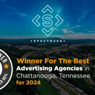 Spectruss awarded The Best Advertising Agency in Chattanooga for 2024 with a quality score over 95%