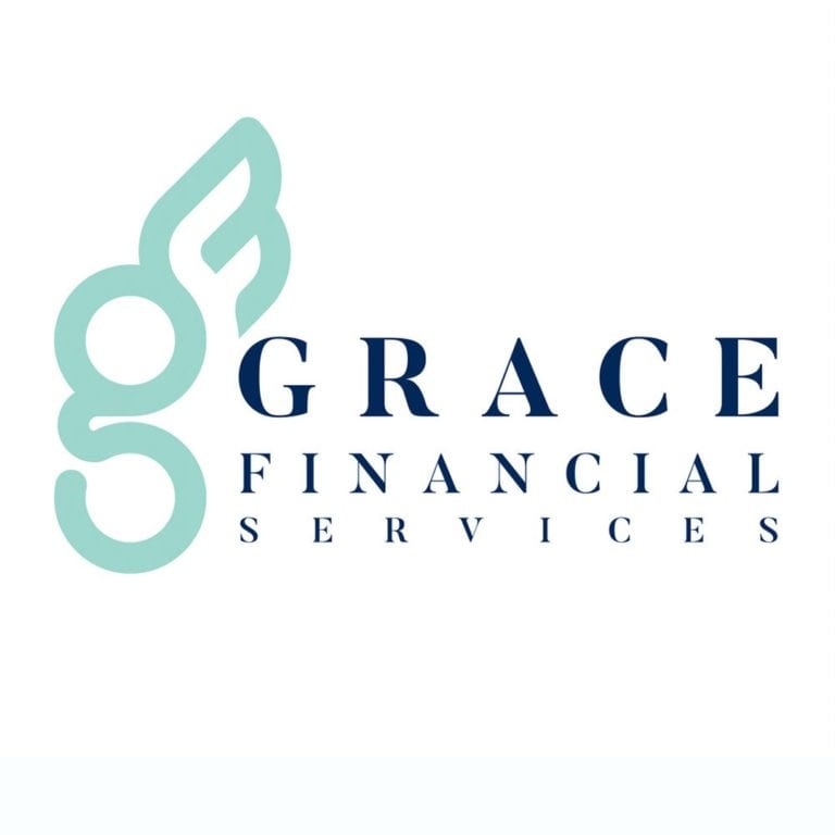 Logo design for Grace Financial Services! Do you see a wing or an F? Or ...