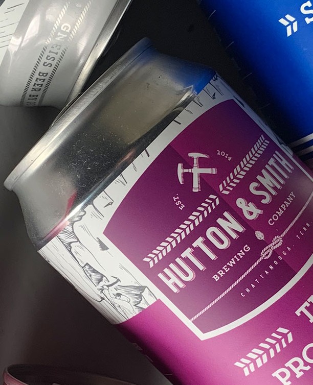 to creating can designs for Hutton & Smith Brewing Company! We developed all of Hutton & Smith’s brand identity, web design and is now one of the most recognized breweries in Chattanooga and known for their multi-award winning craft beer!