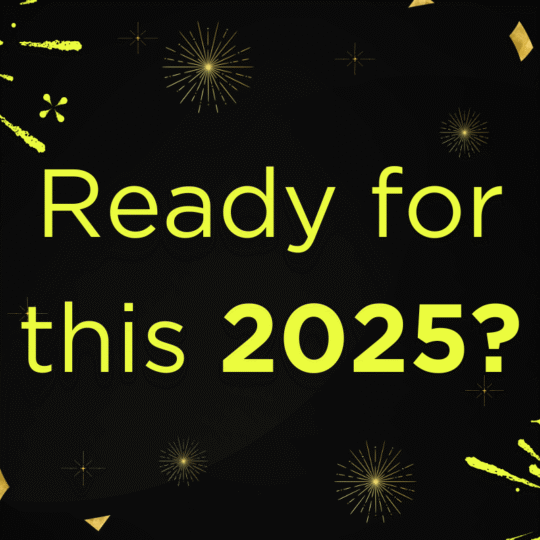 Festive New Year’s graphic with the text 'Ready for this 2025?' encouraging Chattanooga businesses to prepare for growth