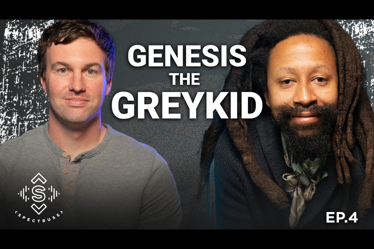 Genesis the Grey Kid on Spectruss Speakeasy Podcast - Episode 4 | Art and Business Discussion