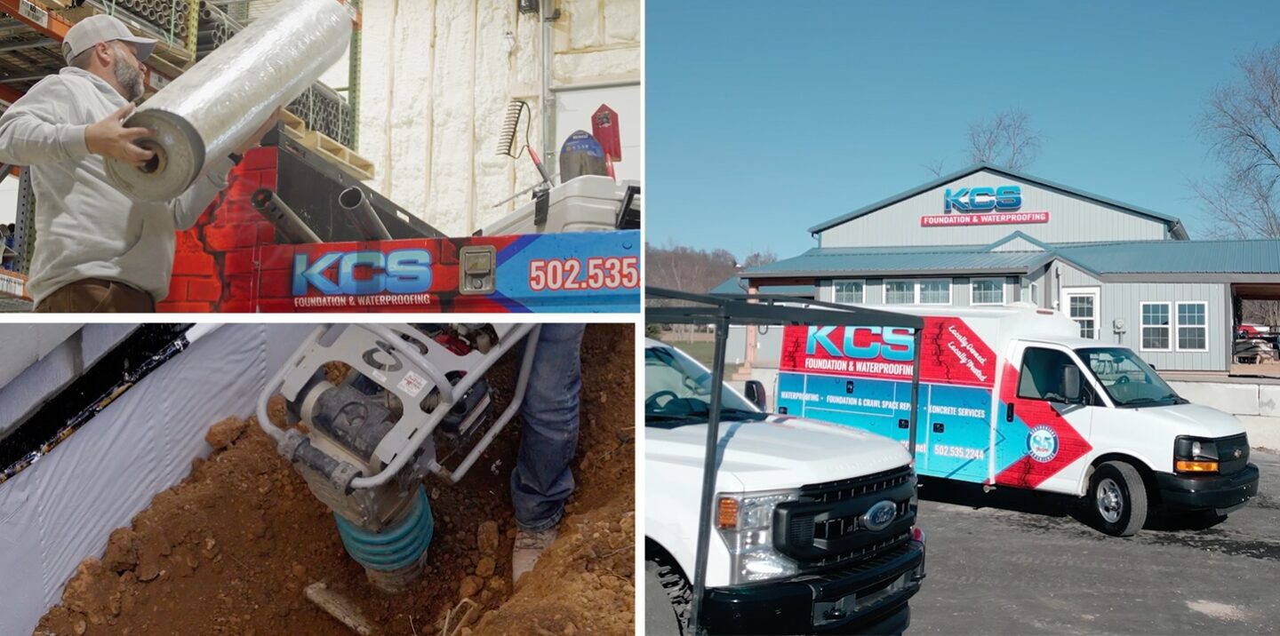 Kentuckiana Contracting Services foundation and waterproofing work
