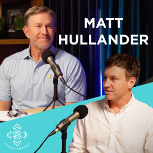 Matt Hullander and Sam Silvey discussing business exits, V2 Strategy, and Chattanooga entrepreneurship on the Spectruss Speakeasy podcast.